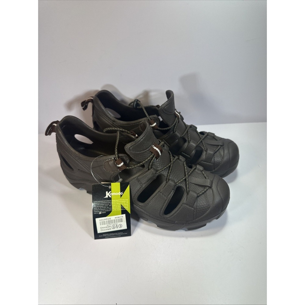 Komodo✨ Aquarius‎ Shoes 336174✨NWT✨Waterproof✨Lightweight✨Chocolate Brown ✨Sz 9